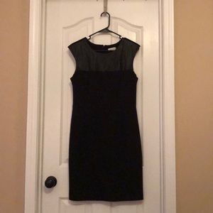 Black fitted Calvin Klein dress
